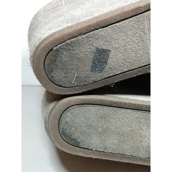 TOMS Kala Women's 3" Wedge Heel Lace Up Bootie Size 10 Taupe Desert - Picture 7 of 9